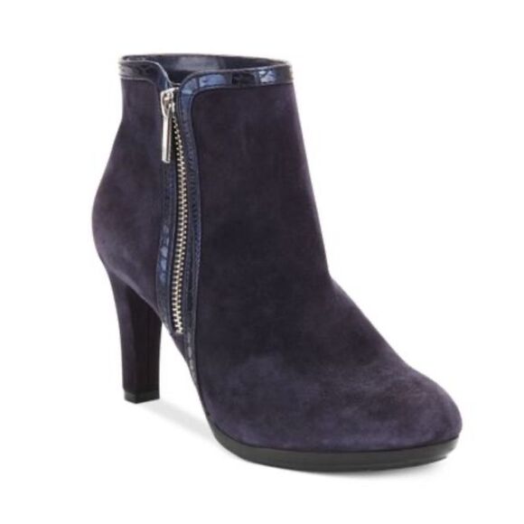 Anne Klein Shoes - Anne Klein Women's Blue Caelina Dress Bootie